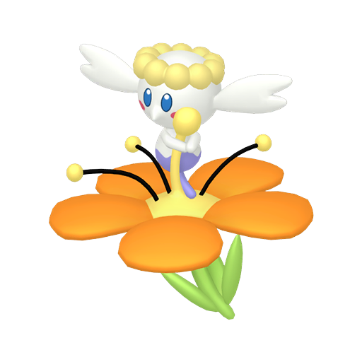 Flabébé Fleur Orange Chromatique