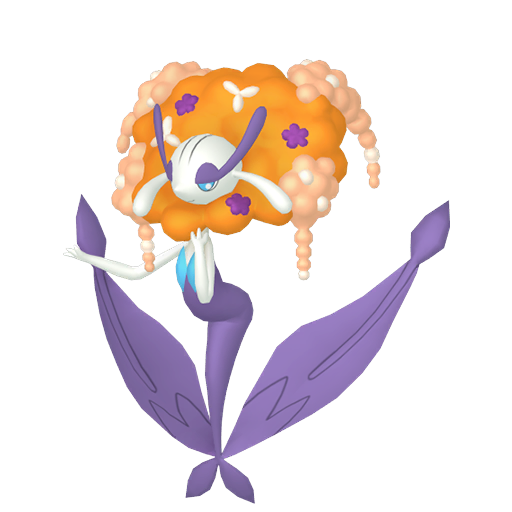 Florges Fleur Orange Chromatique