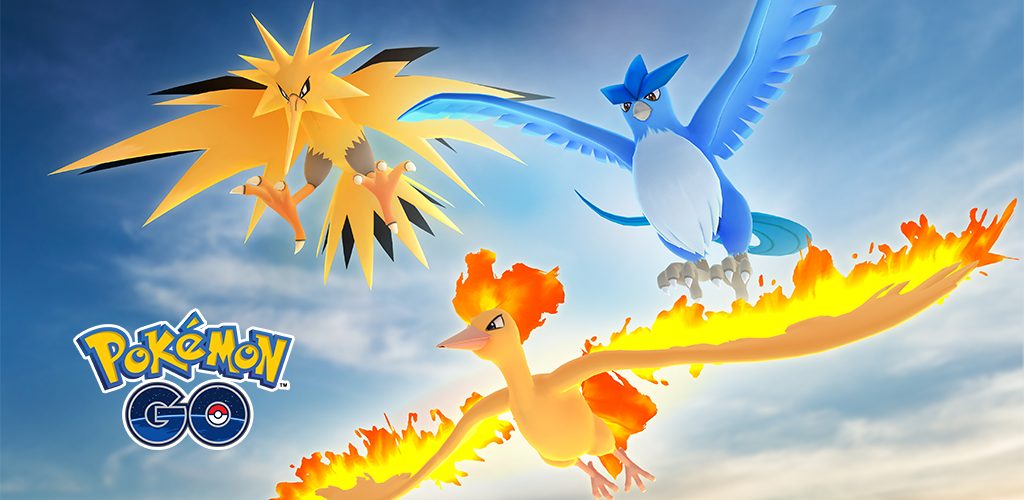 Pokémon GO Sulfura Artikodin Electhor