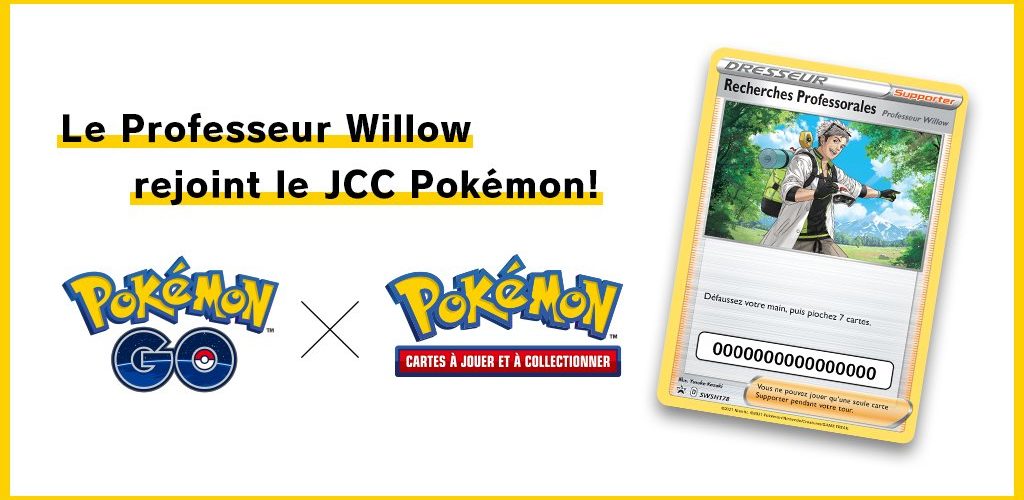 Jcc Pokémon - Pokémon GO - Professeur Willow