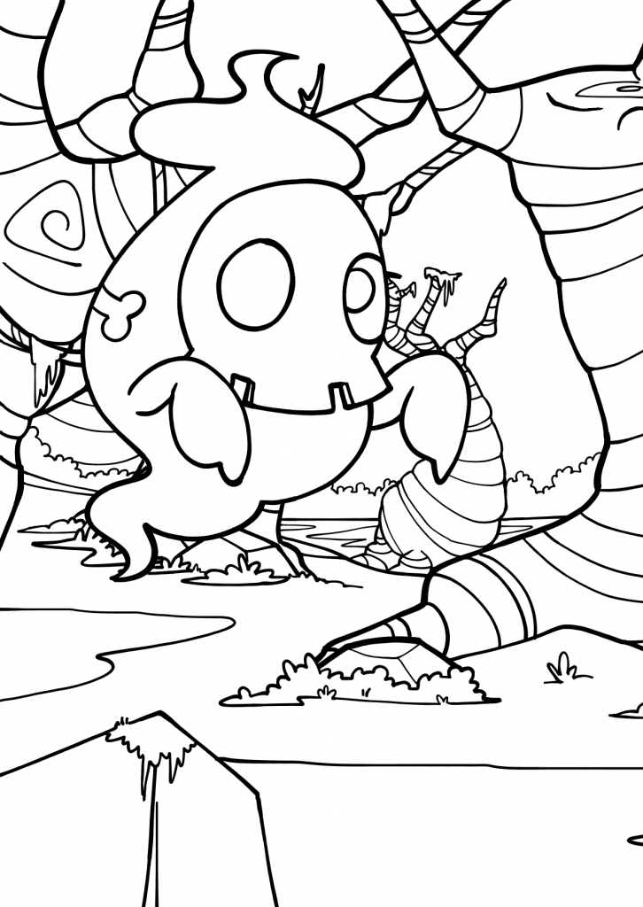 Coloriage de Skelenox