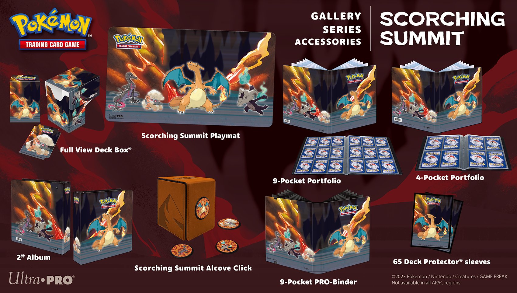 Classeur Pokémon [Ultra PRO] - Scorching Summit