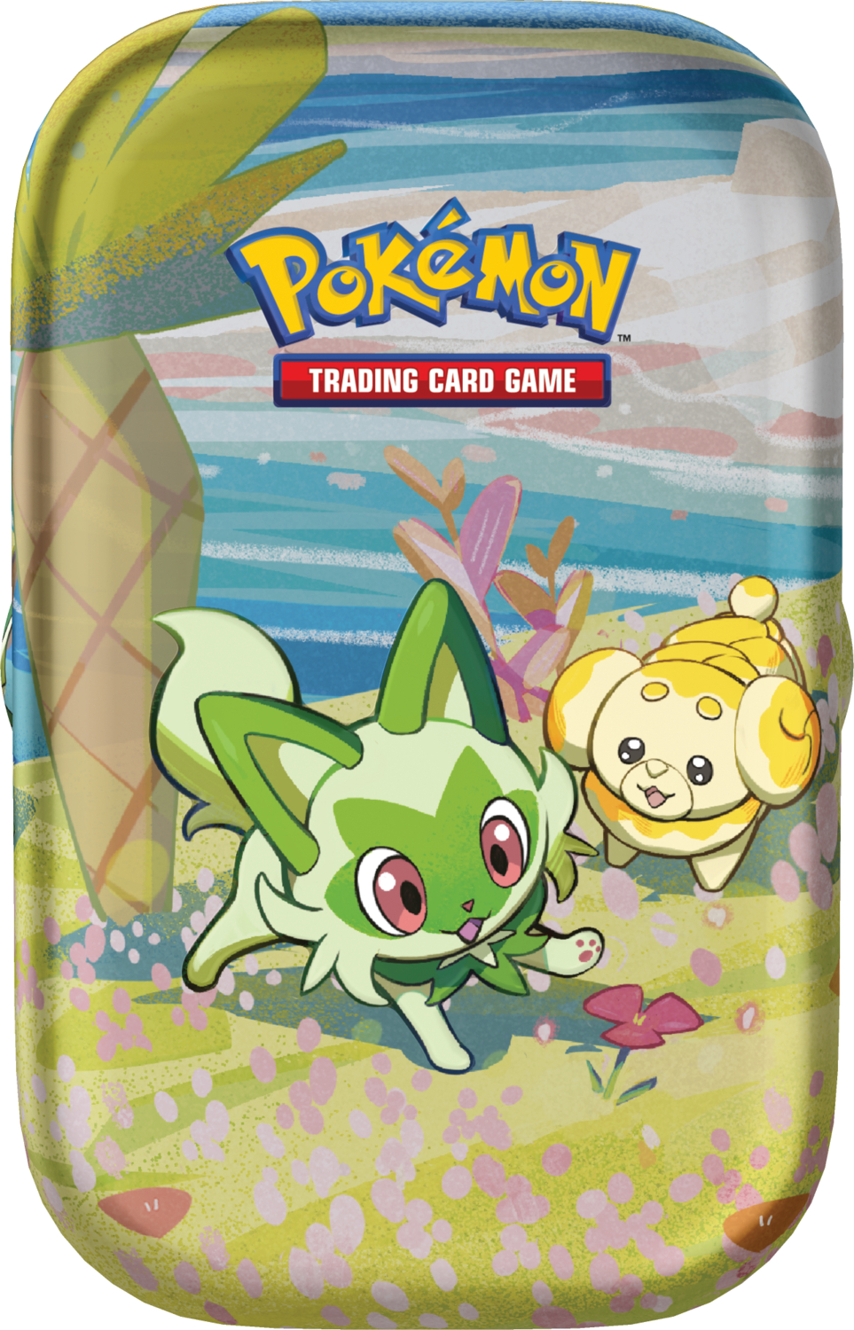 pokemon cards metal box Pokemon Paradox Clash Tin (Walking Wake ex) – BeardyCards main image 0