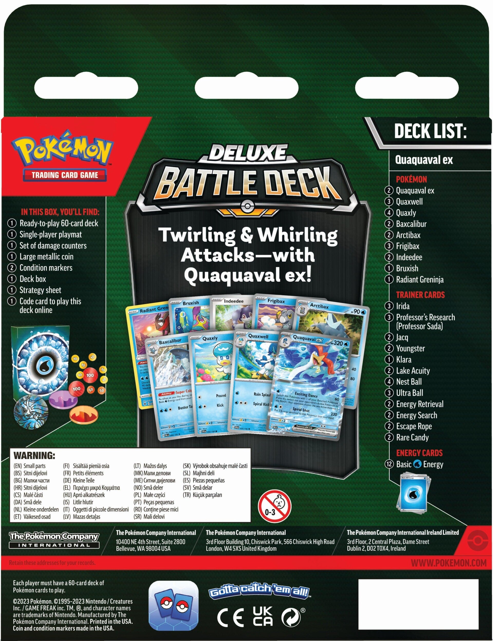 Deluxe Battle Deck Pokémon Pokégraph