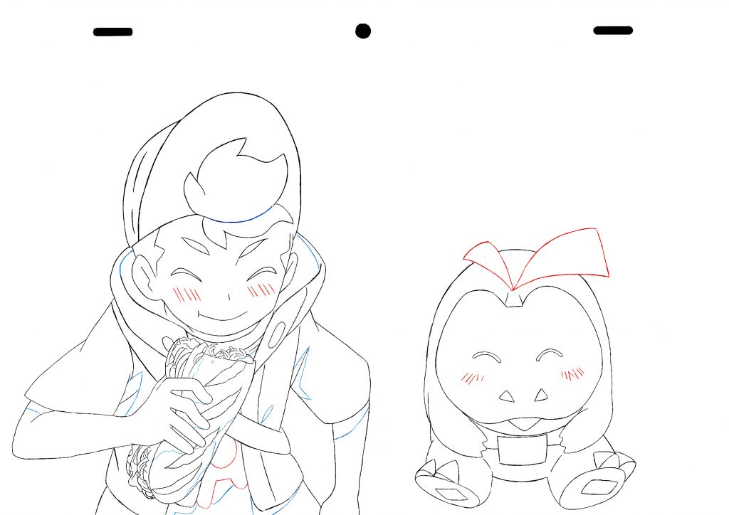 Croquis de production de l’animé Pokémon : Les Horizons !