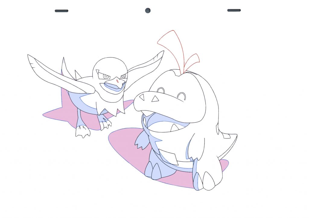 Croquis de production de l’animé Pokémon : Les Horizons !