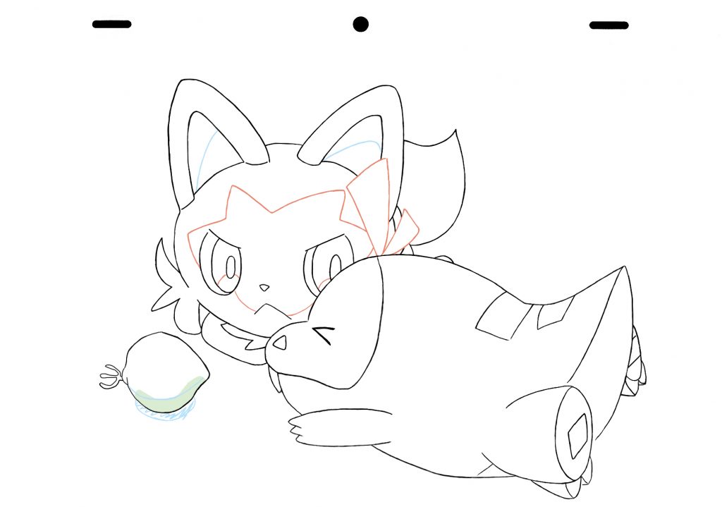 Croquis de production de l’animé Pokémon : Les Horizons !