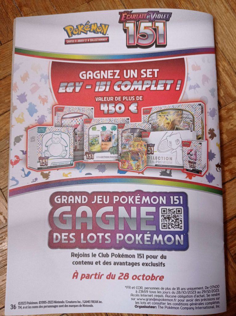 Grand Jeu Pokémon 151