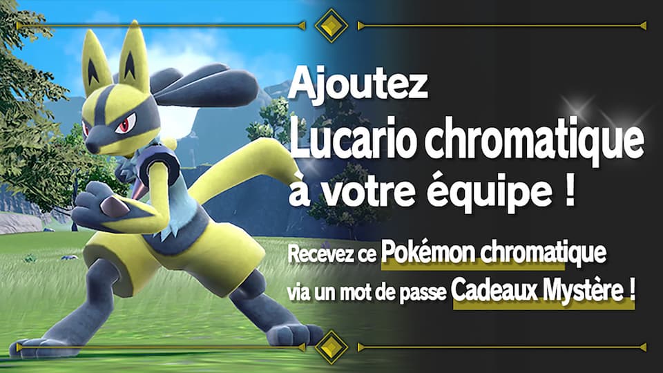 Distribution de Lucario chromatique