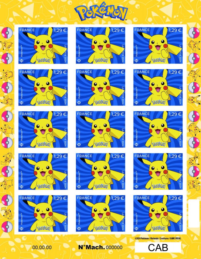 Timbres Poste Pokémon