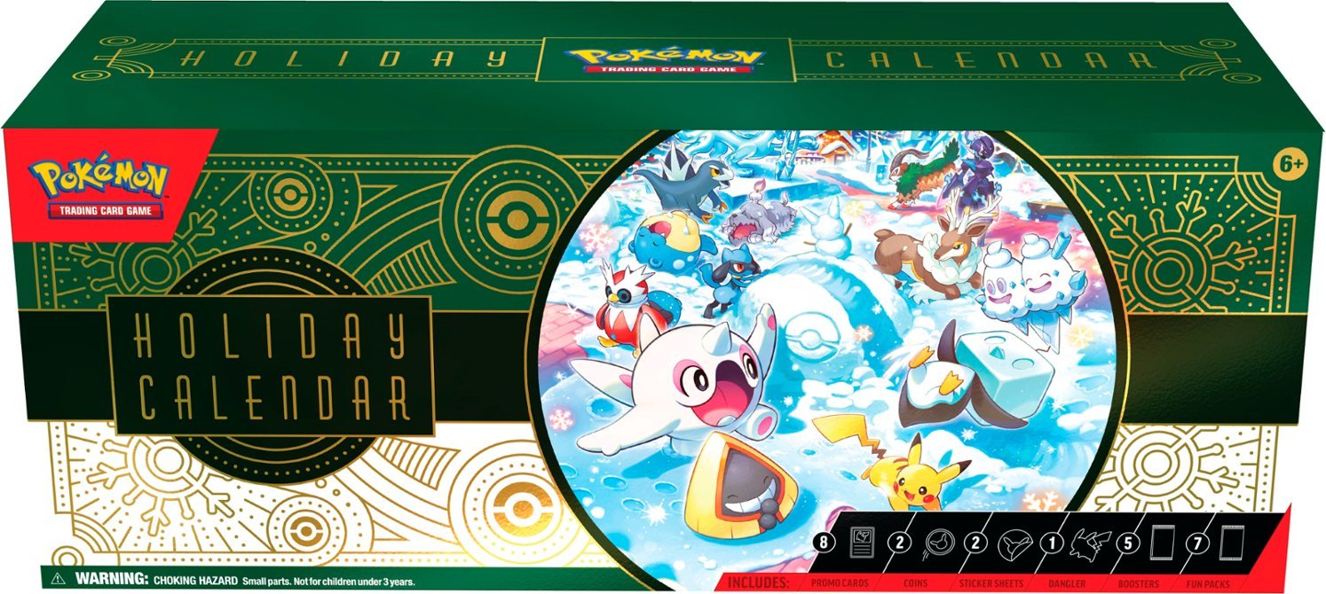 Pocket Pop! Pokémon 24-Day Holiday Countdown Calendar