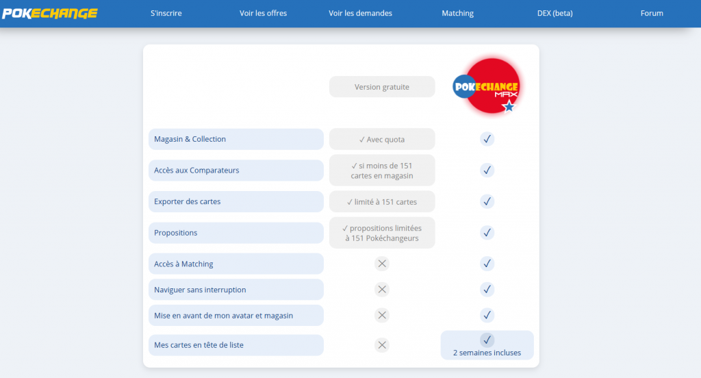 Pokéchange le site d'échange de cartes Pokémon