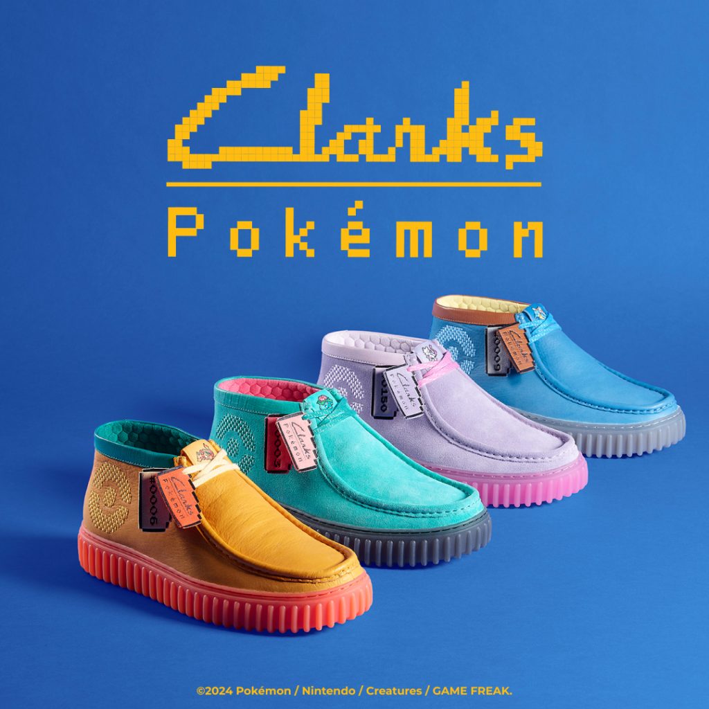 Une collection Pokémon chez Clarks