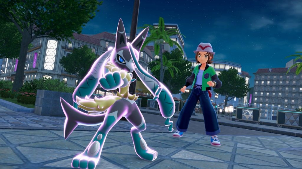 Méga-Lucario Z dans Légendes Pokémon : Z-A Méga-Dimension